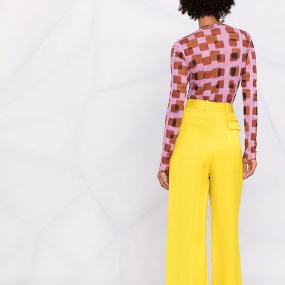 Henrik Vibskov geometric-print long-sleeve top size 34 - Picture 4 of 10